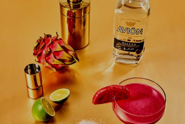 Tequila Avion Sparkling Dragonfruit Margarita